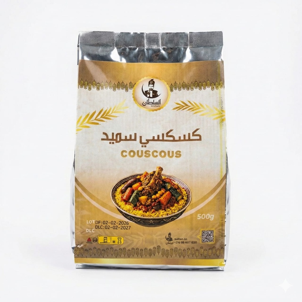 Semoule smid -500g- كسكسي سميد 